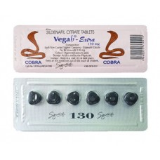 VEGA-EXTRA Cobra 6 tabs x 130mg Sildenafil